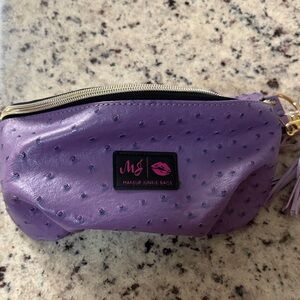 Makeup Junkie Sidekick Purple Cosmetic Pouch
